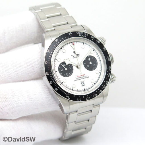 Tudor 79360N Black Bay Chronograph with White Dial
