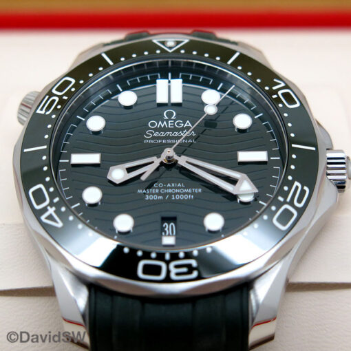 Omega Seamaster Diver 300m with Green Dial on Strap - Image 3