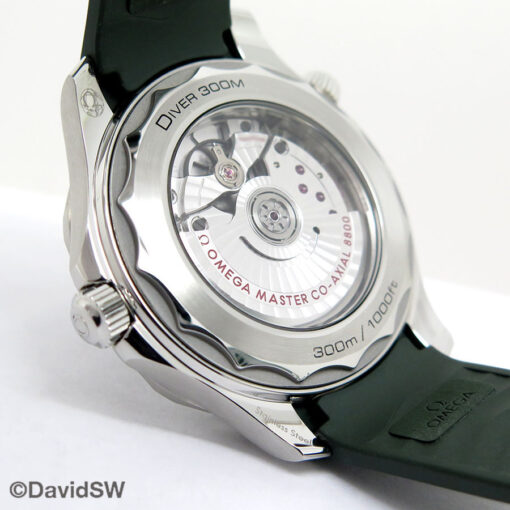 Omega Seamaster Diver 300m with Green Dial on Strap - Image 4
