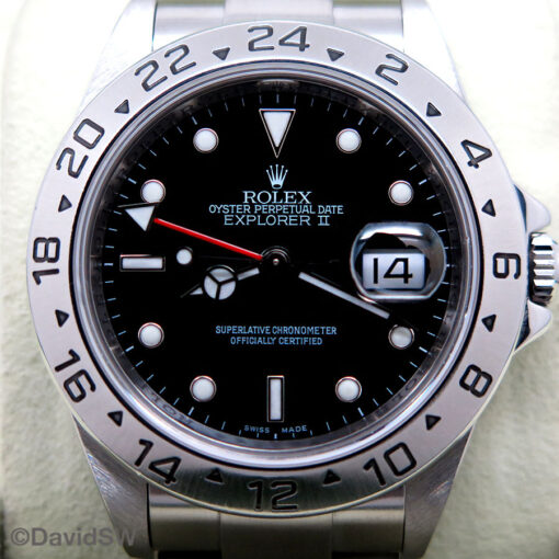Rolex 16570 Explorer II with Black Dial - Image 3