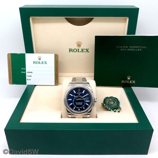 Rolex 326934 Skydweller with Blue Dial on Oyster - Image 2