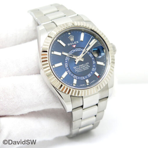 Rolex 326934 Skydweller with Blue Dial on Oyster