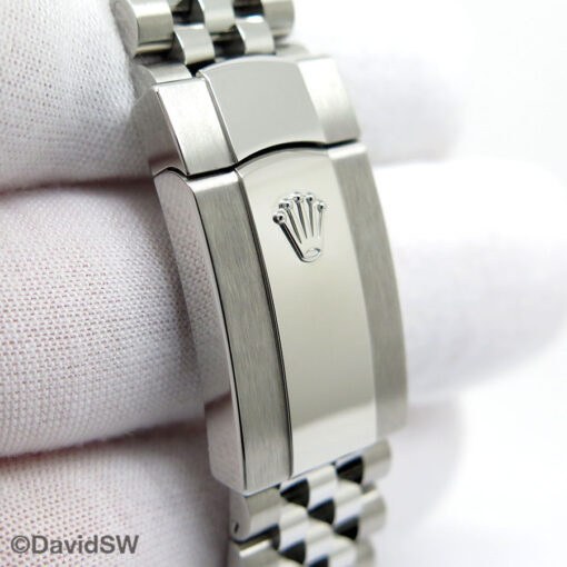 Rolex 126300 Datejust 41 with Blue Azzurro Dial on Jubilee - Image 8