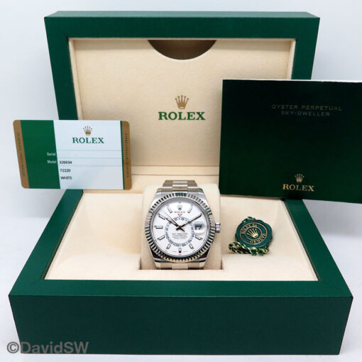 Rolex 326934 Skydweller with White Dial on Oyster - Image 2