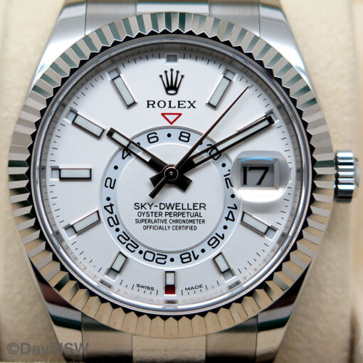 Rolex 326934 Skydweller with White Dial on Oyster - Image 3
