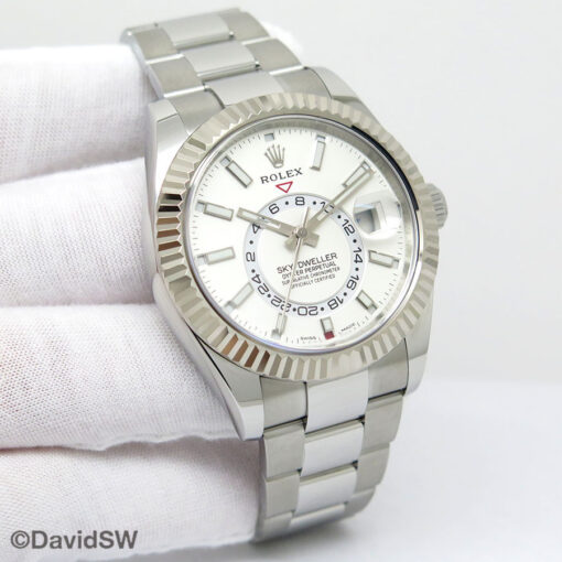 Rolex 326934 Skydweller with White Dial on Oyster