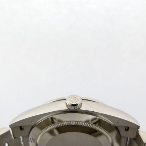 Rolex 228349RBR Day Date 40 18K White Gold with Olive Dial and Diamond Bezel - Image 4