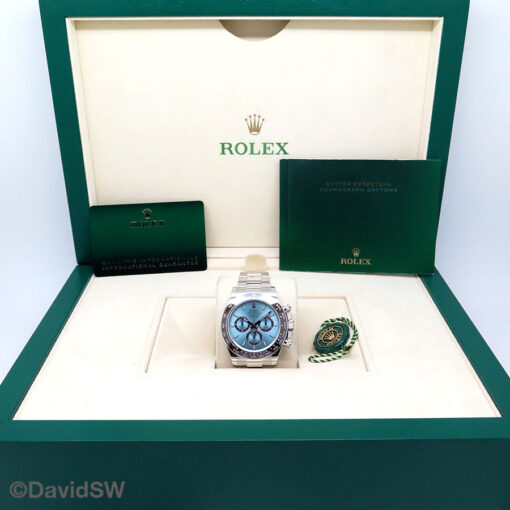Rolex 126506 Cosmograph Daytona Platinum with Ice Blue Dial (New Model) - Image 2