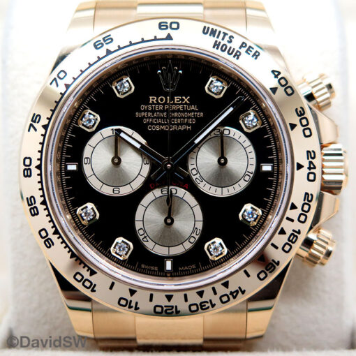 Rolex 126508 Cosmograph Daytona 18K Yellow Gold with Black Diamond Dial (New Model) - Image 3
