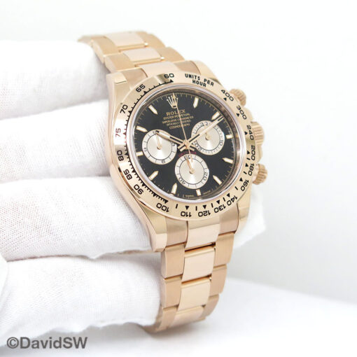 Rolex 126505 Cosmograph Daytona 18K Rose Gold with Black Dial (New Model)