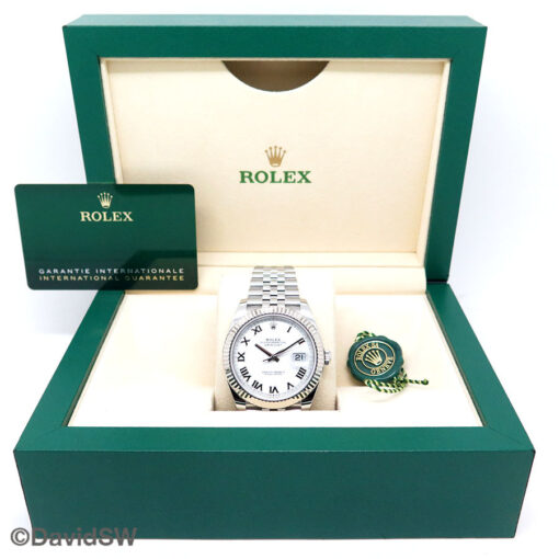 Rolex 126334 Datejust 41 with White Roman Dial on Jubilee - Image 2