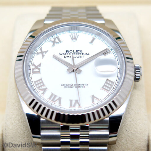 Rolex 126334 Datejust 41 with White Roman Dial on Jubilee - Image 3