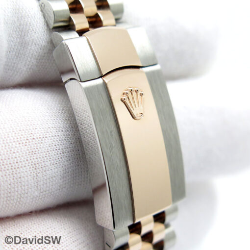 Rolex 126331 Datejust 41 18K/SS with Silver Fluted Motif Dial on Jubilee - Image 8