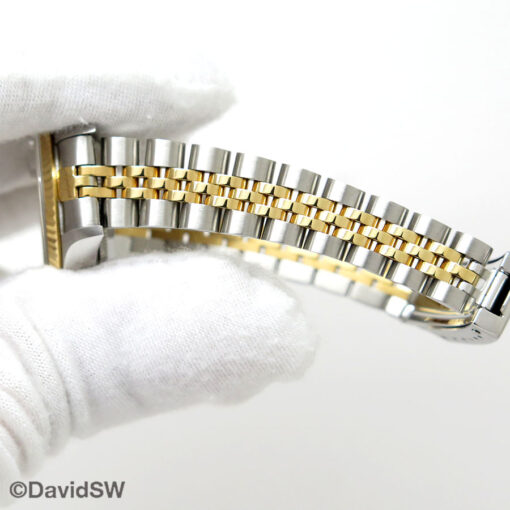 Rolex 69173 Datejust 18K/SS with White Diamond Dial on Jubilee - Image 13