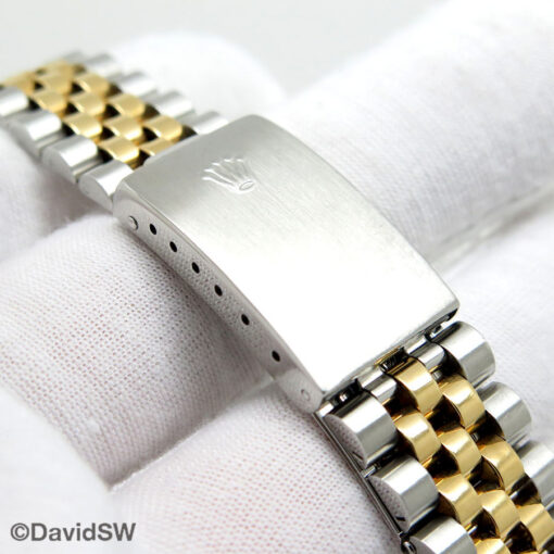 Rolex 16233 Datejust 18K/SS with White Diamond Dial on Jubilee - Image 11