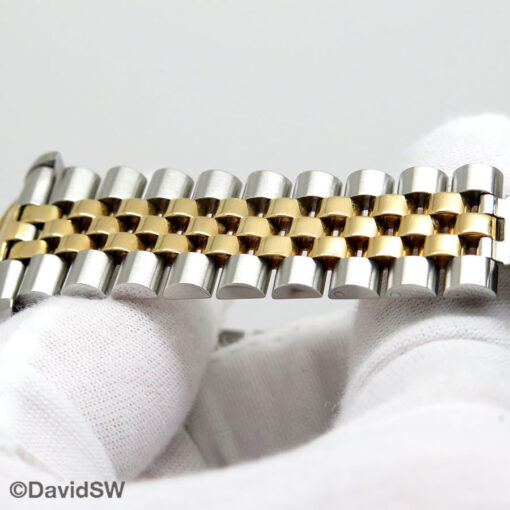 Rolex 16233 Datejust 18K/SS with White Diamond Dial on Jubilee - Image 12