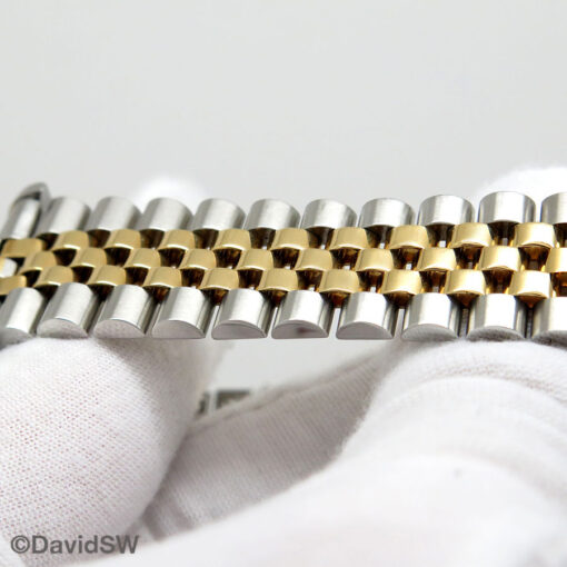 Rolex 16233 Datejust 18K/SS with White Diamond Dial on Jubilee - Image 10