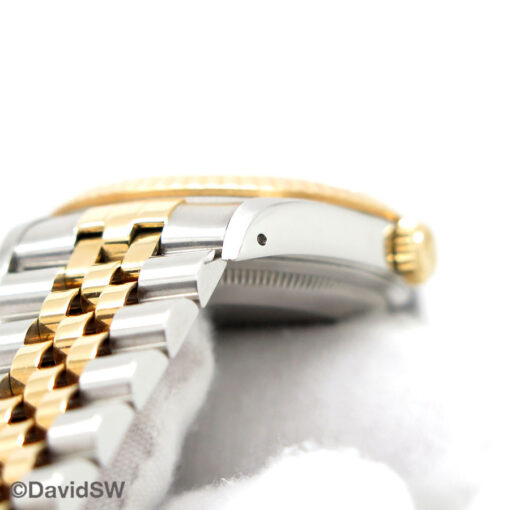 Rolex 16233 Datejust 18K/SS with White Diamond Dial on Jubilee - Image 7