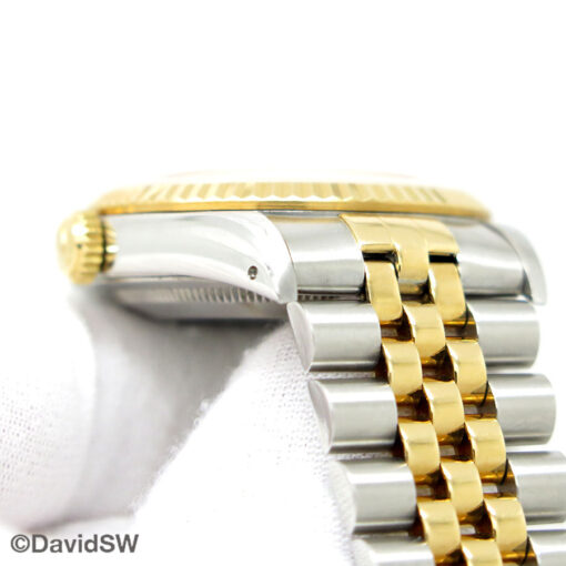 Rolex 16233 Datejust 18K/SS with White Diamond Dial on Jubilee - Image 8
