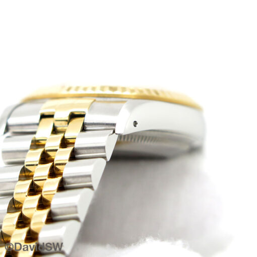 Rolex 16233 Datejust 18K/SS with White Diamond Dial on Jubilee - Image 9