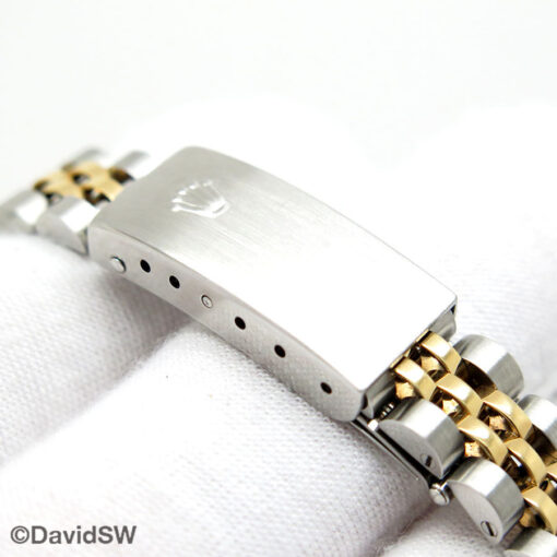 Rolex 69173 Datejust 18K/SS with White Diamond Dial on Jubilee - Image 11