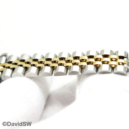 Rolex 69173 Datejust 18K/SS with White Diamond Dial on Jubilee - Image 12