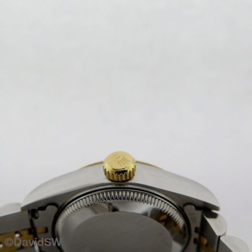 Rolex 69173 Datejust 18K/SS with White Diamond Dial on Jubilee - Image 4