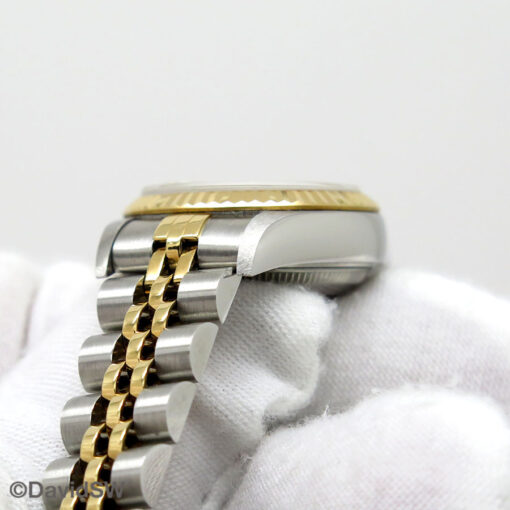 Rolex 69173 Datejust 18K/SS with White Diamond Dial on Jubilee - Image 6
