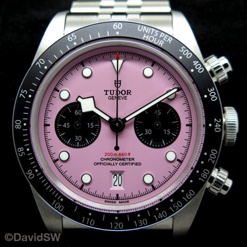 Tudor 79360N Black Bay Chronograph with Pink Dial - Image 3