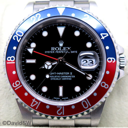 Rolex 16710 GMT Master II with Red & Blue Bezel - Image 3