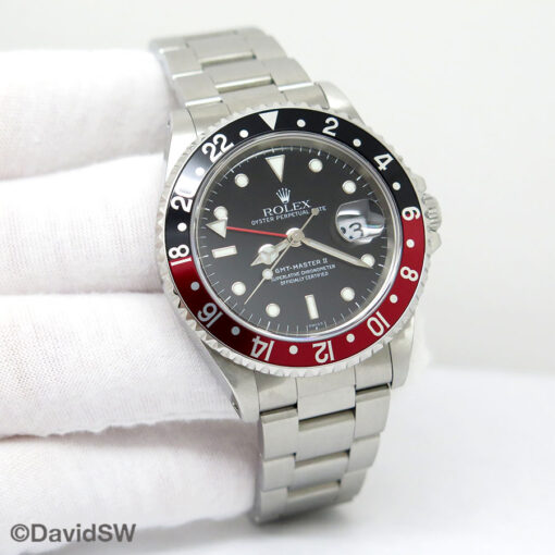 Rolex 16710 GMT Master II with Red/Black Bezel