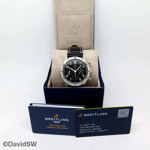 Alternative view of Breitling AB0920 Aviator Ref. 765 1953 Re-Edition Limited