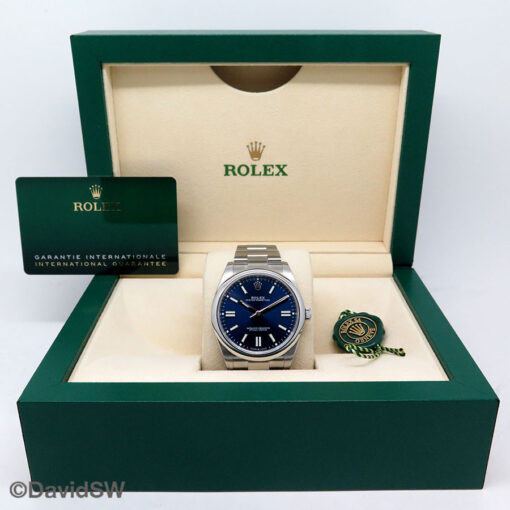 Rolex 124300 Oyster Perpetual 41mm with Blue Dial - Image 2