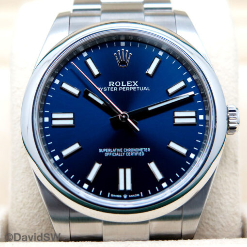 Rolex 124300 Oyster Perpetual 41mm with Blue Dial - Image 3