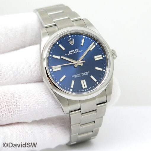 Rolex 124300 Oyster Perpetual 41mm with Blue Dial