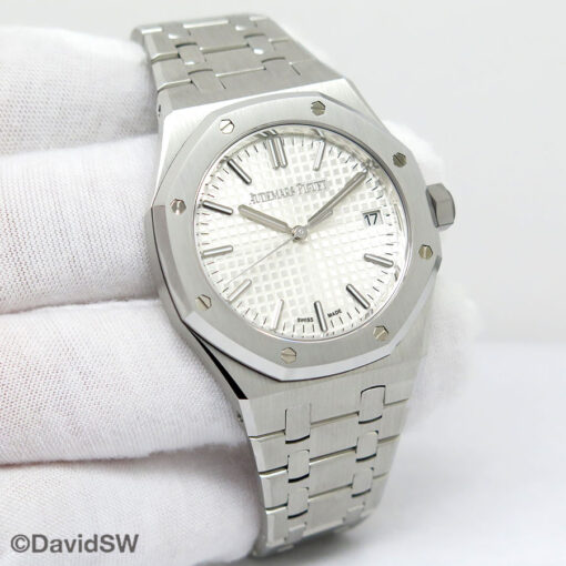 Audemars Piguet 15550ST Royal Oak "50th Anniversary " with Silver Dial