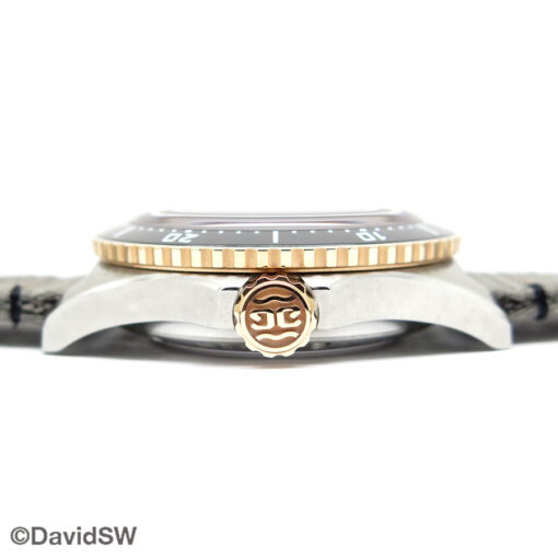 Glashutte SeaQ Panorama Date 18K/SS with Grey Dial on Strap - Image 5