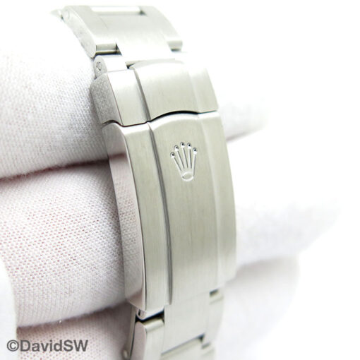Rolex 116000 Oyster Perpetual with White Grape Dial - Image 7