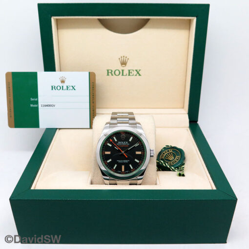 Rolex 116400GV Milgauss with Black Dial - Image 2