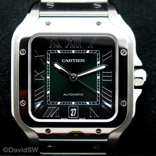 Cartier WSSA0062 Santos de Cartier Large with Green Dial - Image 4