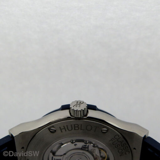 Hublot Classic Fusion 45mm Titanium with Blue Dial - Image 5