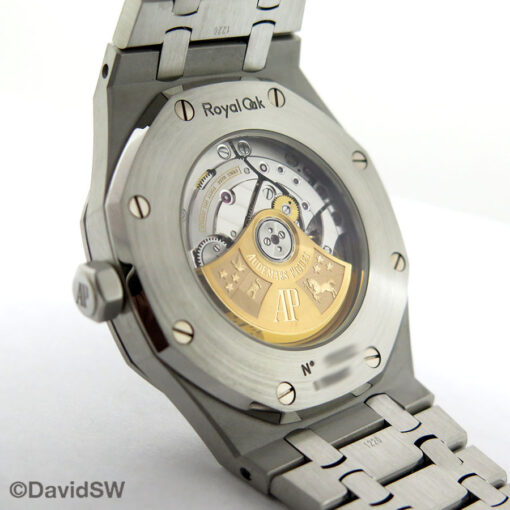 Audemars Piguet 15400ST Royal Oak with Black Dial - Image 4
