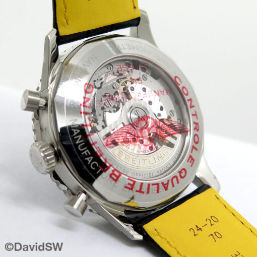Breitling AB0137 Navitimer B01 Chronograph 46mm with Green Dial on Strap - Image 4