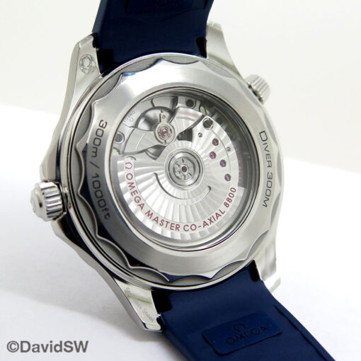 Omega Seamaster Diver 300m with Blue Dial on Strap - Image 4