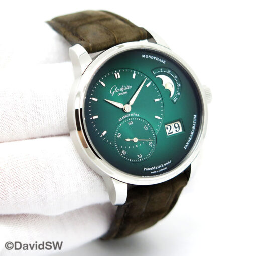 Glashutte Original PanoMaticLunar Automatic with Green Dial
