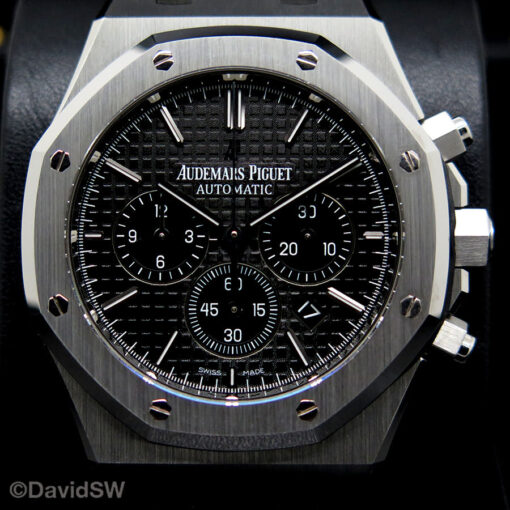 Audemars Piguet 26320ST Royal Oak Chronograph with Black Dial - Image 3