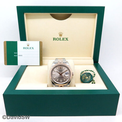 Rolex 126331 Datejust 41 18K/SS with Sundust Stick Dial on Jubilee - Image 2