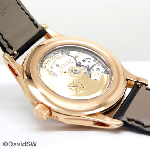 Patek Philippe 5205R Complications Annual Calendar Moon Phases with Black Dial - Image 4