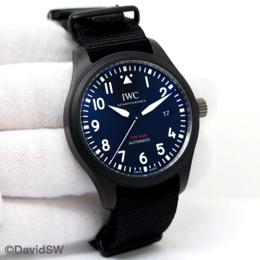 IWC IW3269 Pilot’s Watch Automatic Top Gun Ceramic on NATO