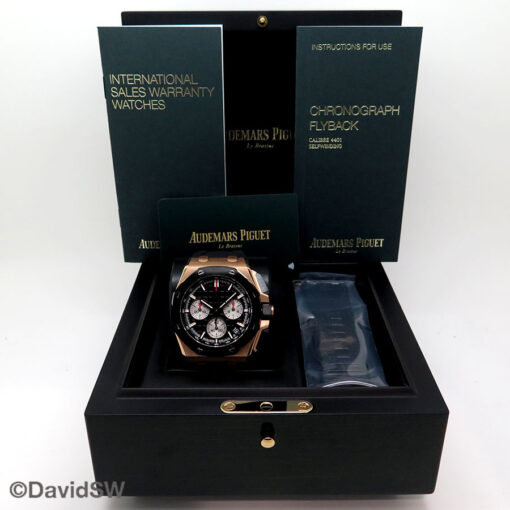 Alternative view of Audemars Piguet 26420RO Royal Oak Offshore Chronograph with Black Dial